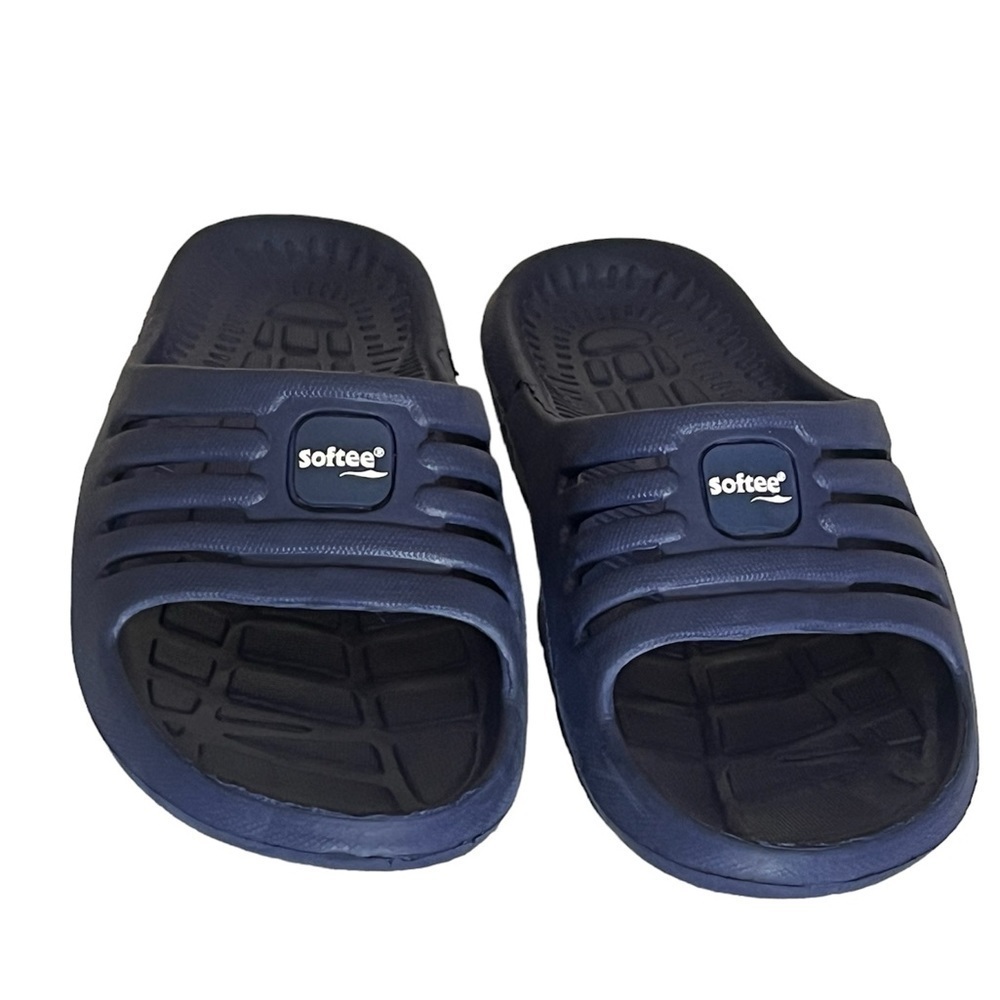 Softee Blue/White Sandals Sz 8 1/2-9 (39)